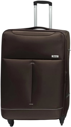 Bavy Fabric Travel Case 28" Dark brown - Suitcase - Main image