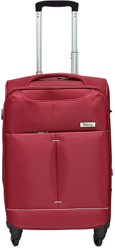 Bavy Fabric Travel Case 20" Red - Suitcase - Main image