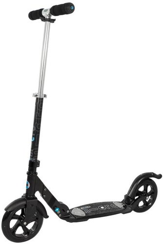 Micro Flex Black Matte 200 mm PU - Folding Scooter - Main image