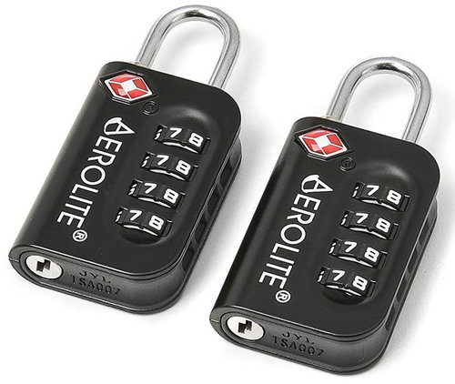Aerolite TSA 2 pcs - black - Padlock - Main image