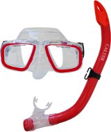 Potápačská sada Calter Potápačská súprava Junior S9301 + M229 P + S, červená - Potápěčská sada