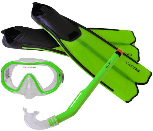 Calter Kids S06+M168+F41 PVC, green - Diving Set - Main image