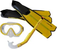 Diving Set Calter Kids S06 + M168 + F41 PVC, yellow - Potápěčská sada