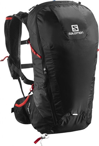 Salomon Peak 30 Black/Bright Red - Sports Backpack - Main image