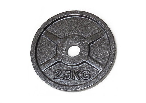 FitnessLine Cast iron disc 30 mm - 2,5 kg - Gym Weight - Main image