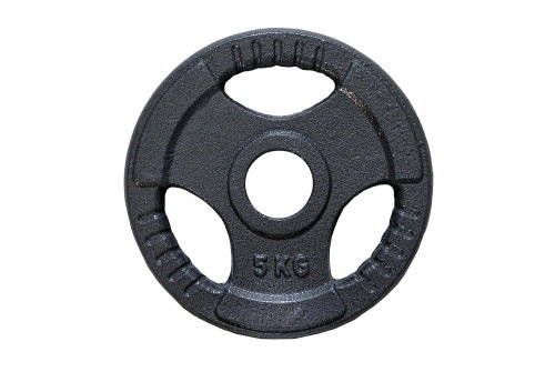 FitnessLine Olympic disc 50 mm - 5 kg - Gym Weight - Main image