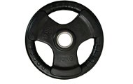 FitnessLine Olympic rubberized disc 50 mm - 10 kg - Gym Weight