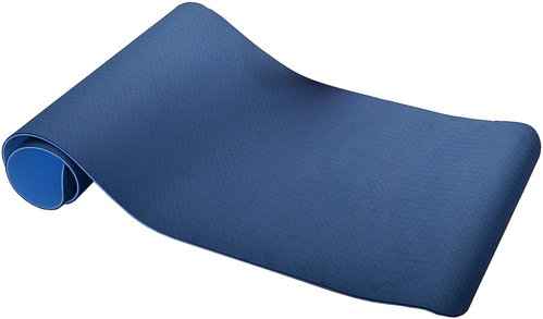 FitnessLine Yoga mat, light / dark blue - Yoga Mat - Main image