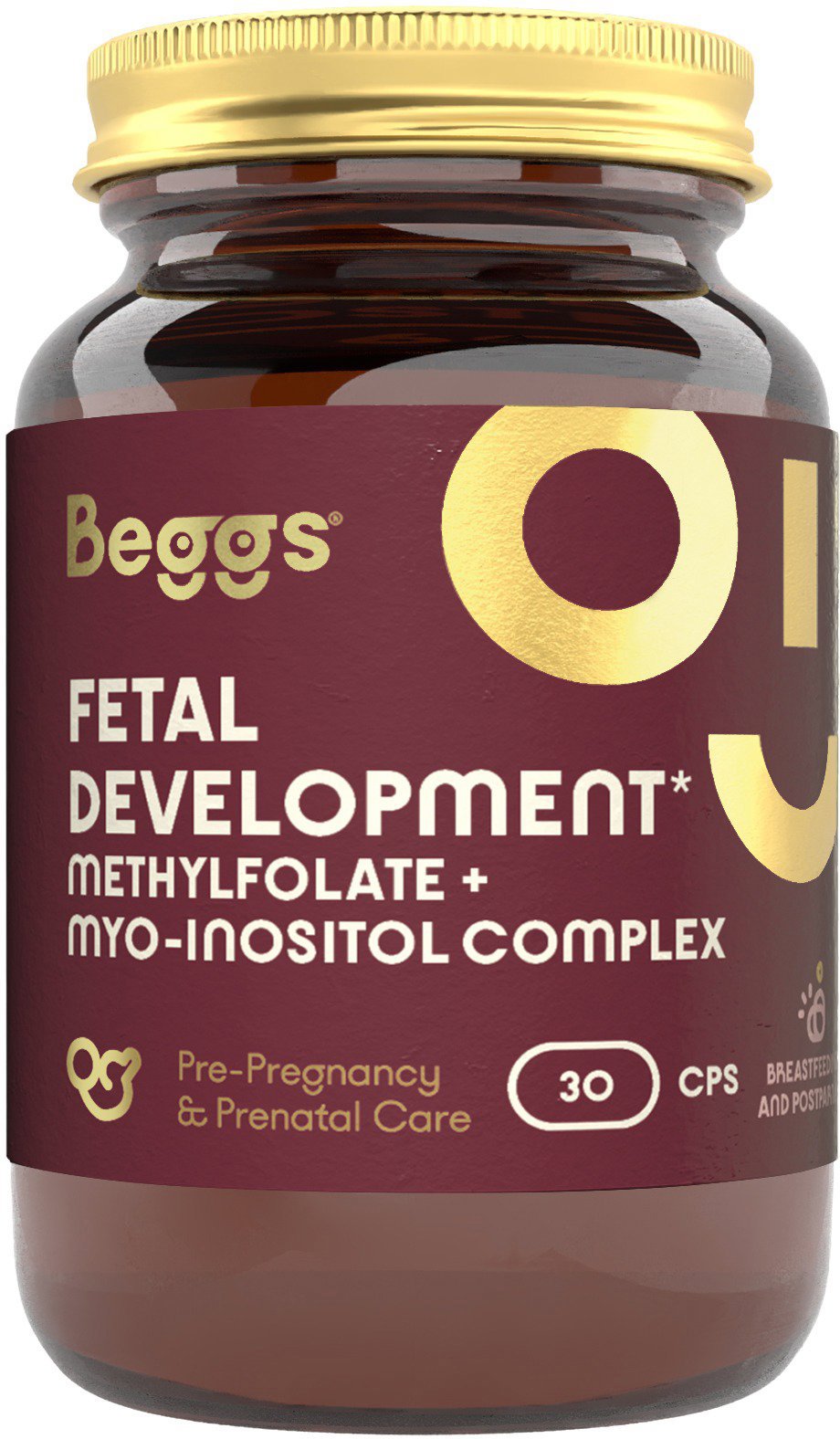 Beggs Methylfolate + myo-inositol COMPLEX, 30 kapszula