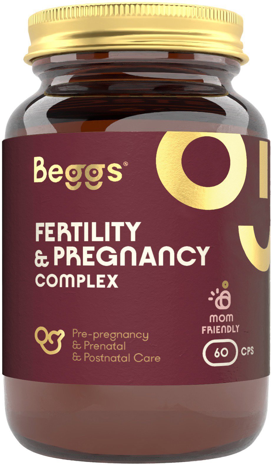 Beggs Fertility + Pregnancy Complex, 60 kapszula