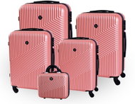 Bertoo Milano Travel suitcase, pink 5in1 set - Case Set