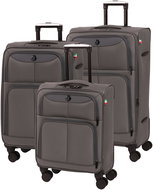 BERTOO Bolzano Travel Suitcase - grey 3-in-1 set - Case Set