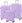 Purple set 3v1
