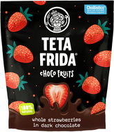 TETA FRIDA Lyophilized strawberries in dark chocolate 100 g - Freeze-Dried Fruit