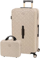 BERTOO Livorno Travel suitcase set 2in1 champagne - Case Set