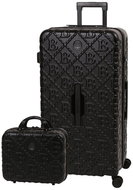 BERTOO Livorno Travel suitcase set 2in1 black/dark grey - Case Set