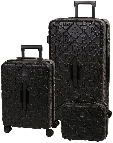 BERTOO Livorno Travel suitcase set 3in1 black/dark grey - Case Set - Main image