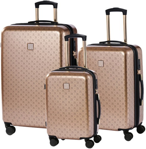 BERTOO Torino travel suitcase - gold 3in1 set - Case Set - Main image