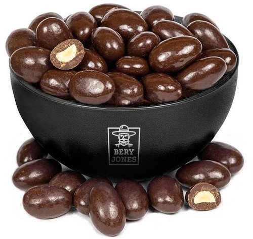 Bery Jones Dark Chocolate Covered Almonds 500g - Nuts - Main image