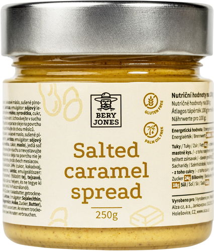 Bery Jones Salted Caramel spread 250 g - Nusscreme - Hauptbild