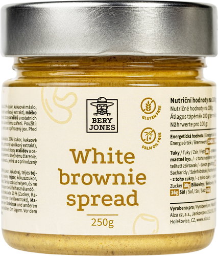 Bery Jones White Brownie spread 250 g - Nusscreme - Hauptbild