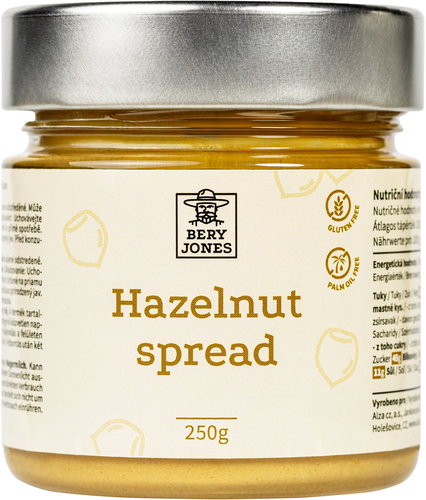 Bery Jones Hazelnut spread 250 g - Nusscreme - Hauptbild