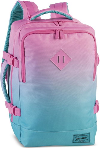 Bestway Bags cabin pro small, cabin luggage, blue/pink - Backpack - Main image