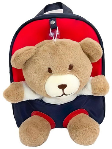 bHome Baby Backpack with Teddy Bear - Small Backpack - Main image