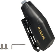 Cyclami 650 ml bike water bottle with holder, black - Bidon