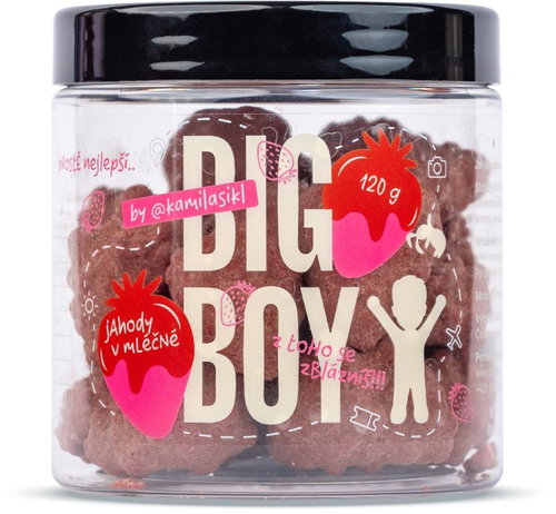 BIG BOY Milk chocolate covered strawberries 110g by @kamilasikl - Dried Fruit - Main image