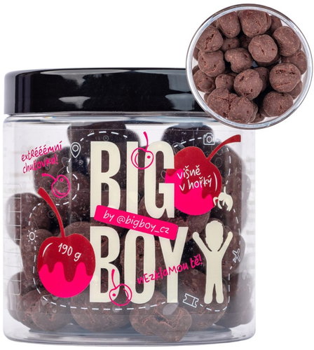 BIG BOY Dark chocolate covered cherries 190g by @kamilasikl - Dried Fruit - Main image