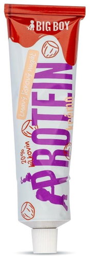 BIG BOY Tuba Protein Kremo dark nougat - dark protein cream 75g - Nut Cream - Main image