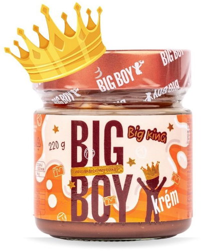 BIG BOY Big King - Hazelnut cream with milk and caramel 220 g - Nut Cream - Main image