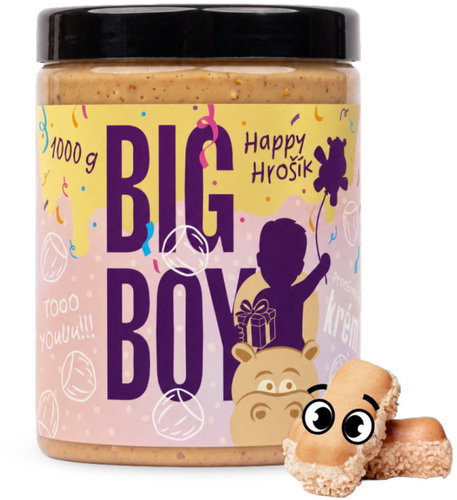 BIG BOY Birthday Hippo 1000g - Nut Cream - Main image