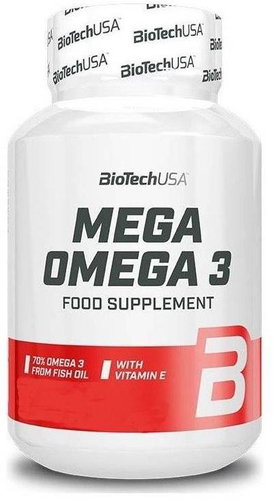 BioTech USA Mega Omega 3 90 kapslí - Omega 3 - Main image