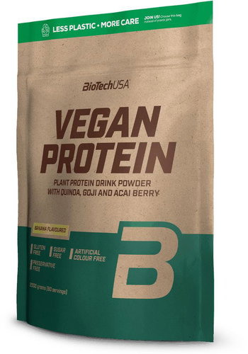 BioTech Vegan Protein 2000 g, banana - Protein - Main image