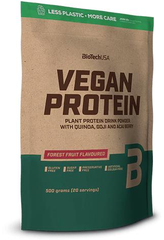 BioTech Vegan Protein 500 g, forest fruit - Protein - Main image