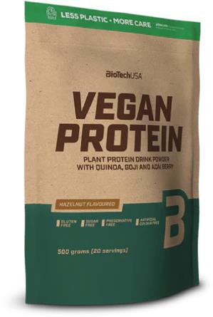 BioTech Vegan Protein 500 g, hazelnut - Protein - Main image