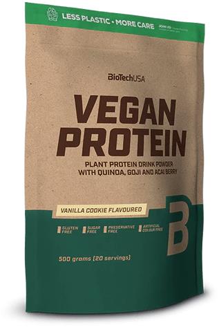 BioTech Vegan Protein 500 g, vanilla cookie - Protein - Main image