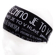 Bjež ACTIVE HEAD black - Headband