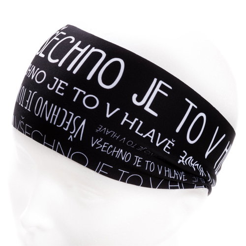 Bjež ACTIVE HEAD black - Headband - Main image
