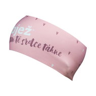 Bjež ACTIVE HEART pink - Headband