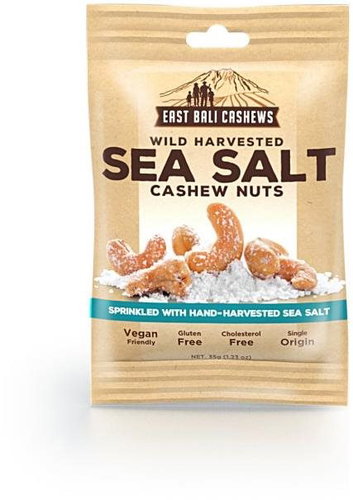 Black Kale Cashew Nuts from Bali - Sea Salt - Nuts - Main image