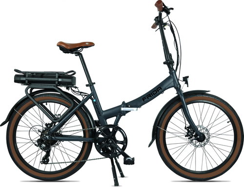 Blaupunkt Frida 24'' E-Folding Citybike lava grey matt - Electric Bike - Main image