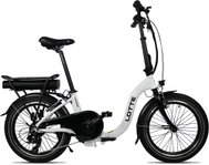 Blaupunkt Lotte 20'' extreme low-step-in E-Folding bike in White shiny - Electric Bike