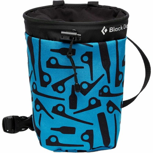Black Diamond Gym Chalk Bag M/L Piton Print - Chalk Bag - Main image