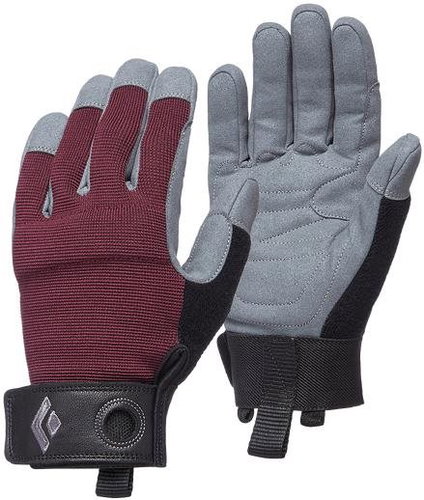 Black Diamond W Crag Gloves Bordeaux M - Via Ferrata Gloves - Main image
