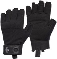 Black Diamond Crag Half-Finger Gloves Black M - Ferratové rukavice