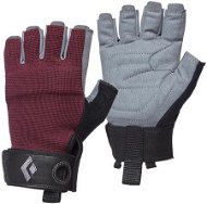 Black Diamond W Crag Half-Finger Gloves Bordeaux XS - Via Ferrata Gloves