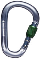 Black Diamond PearLock Screwgate Gray - Carabiner